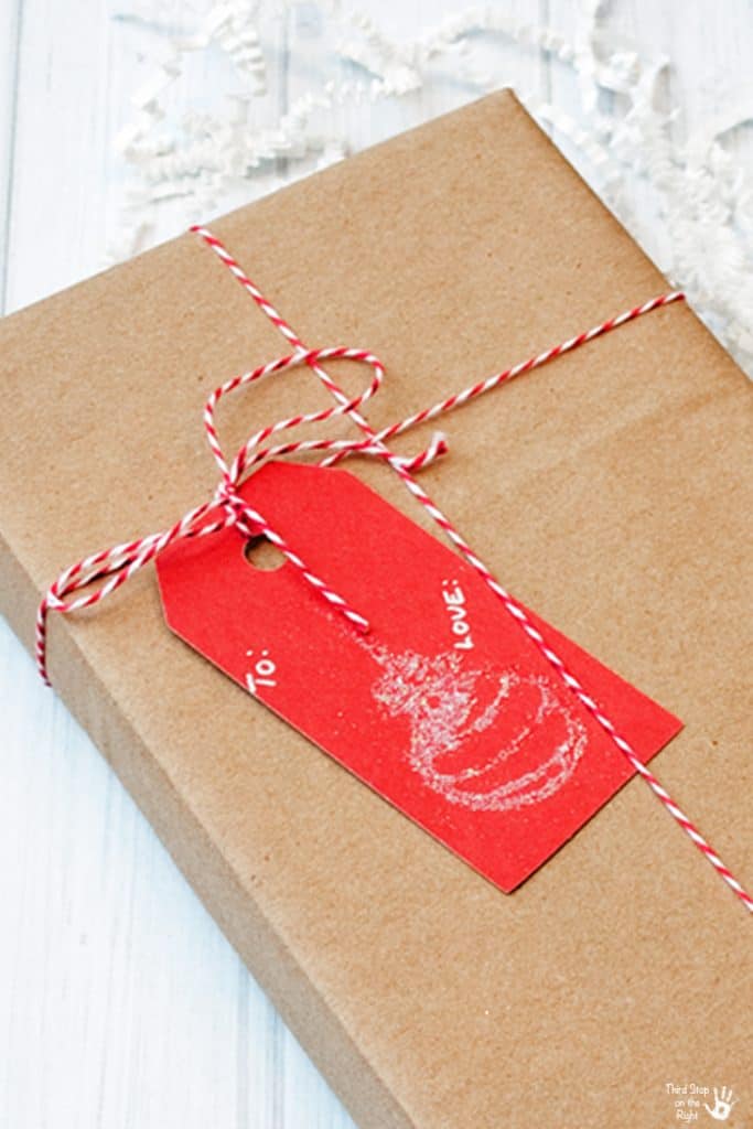 Create Handmade Glittery Gift Tags for Holiday Wrapping - Third Stop on ...