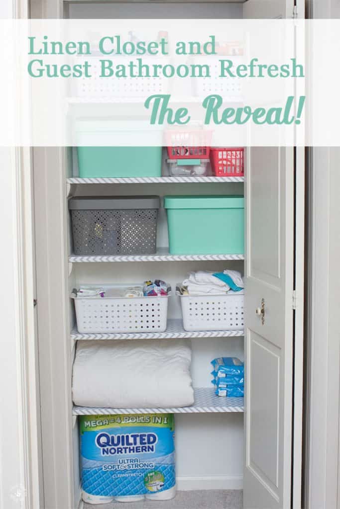 Linen Closet and Guest Bathroom Refresh - the Reveal!- Third Stop on ...