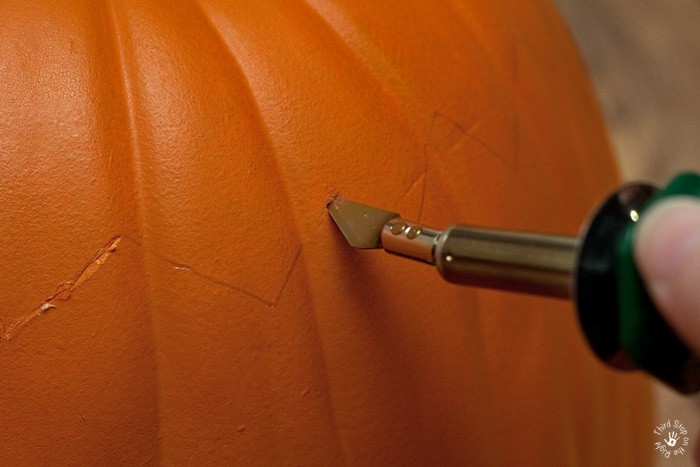 Halloween Carved Pumpkin Drink Bucket- Third Stop on the Right