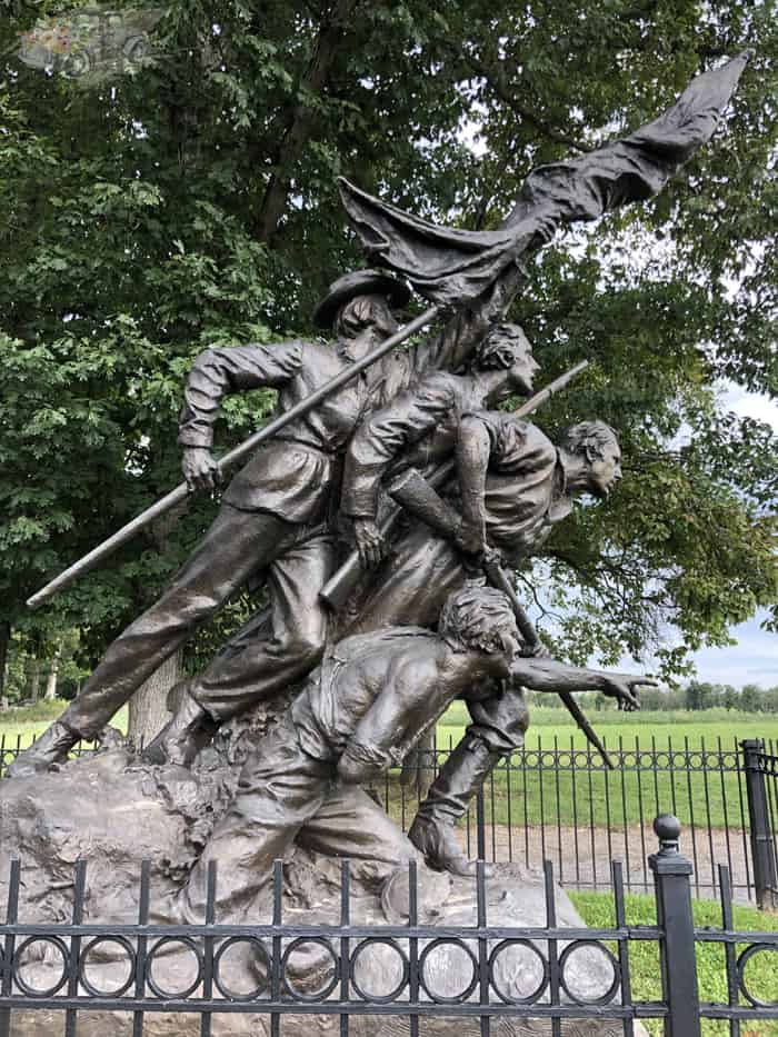 Confederate Monument Confederate Lines Gettysburg