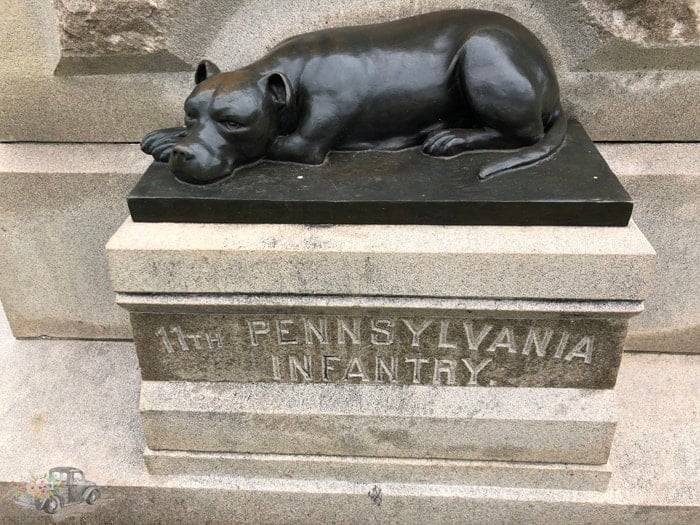 Sally the War Dog at Gettysburg